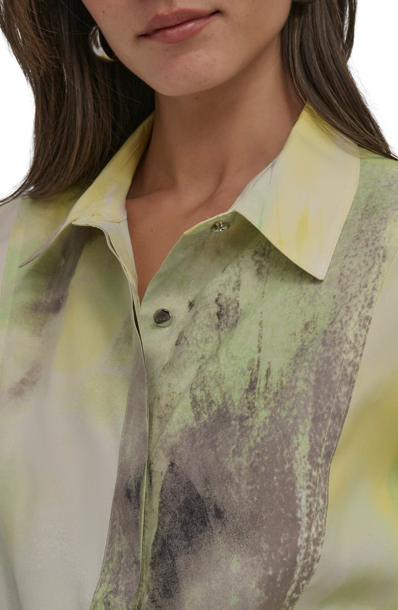 DKNY Print Camp Shirt, Alternate, color, Watercolor Hues