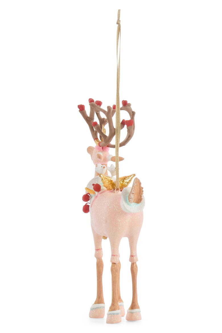 Patience Brewster Dash Away Cupid Ornament, Alternate, color, PINK