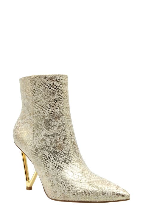 Gia Triangle Heel Bootie (Women)