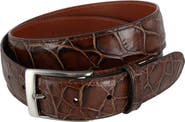 Trafalgar Toby Mock Turtle Embossed Italian Leather 35mm Belt