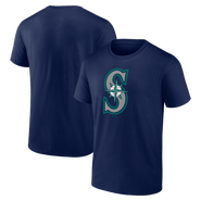 Logo Athletic Men's Logo Athletic Navy Seattle Mariners Official Logo T-Shirt
