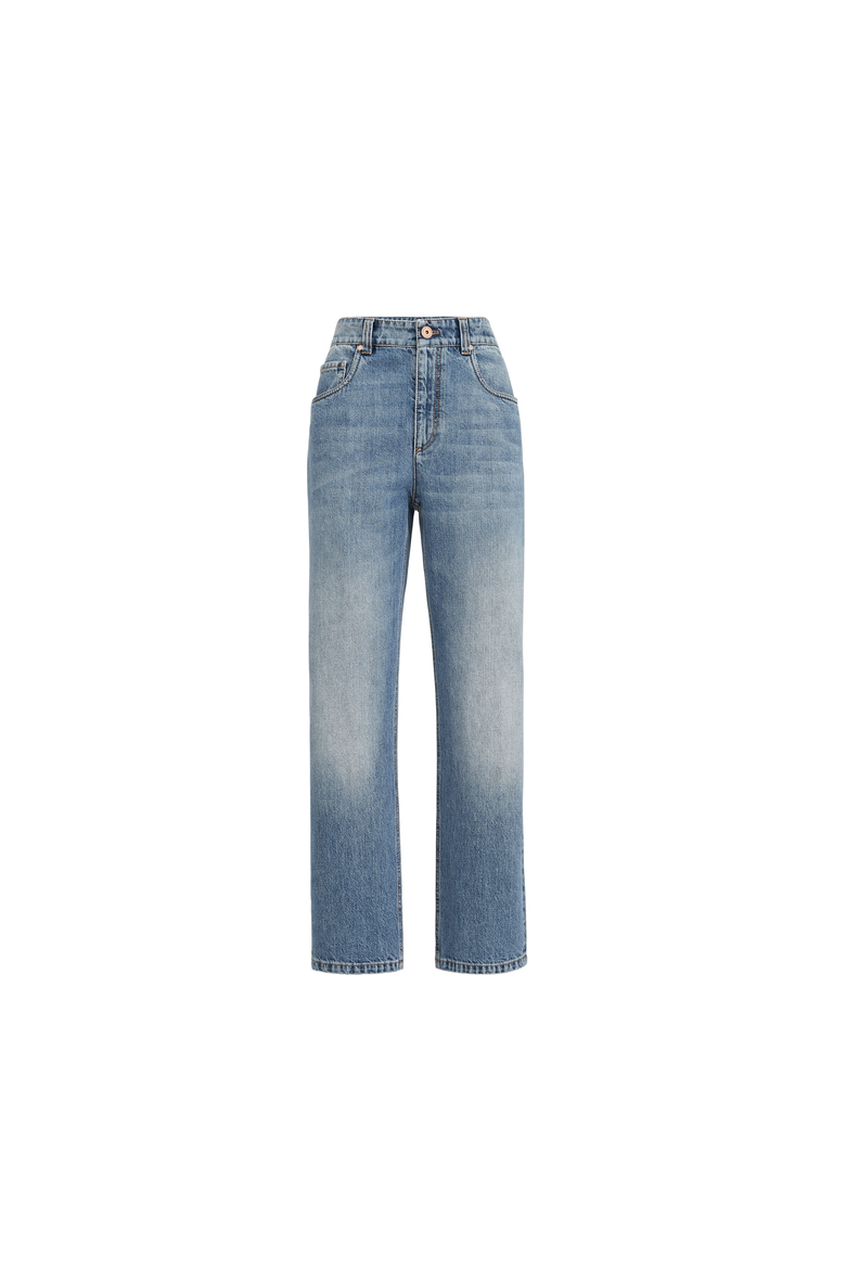 Retro five-pocket trousers, Alternate, color, Light Denim