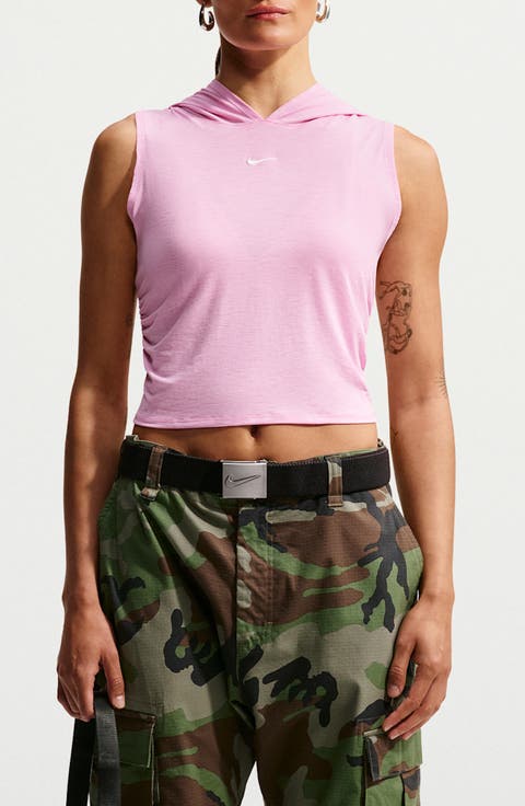 Hooded Cropped Tank