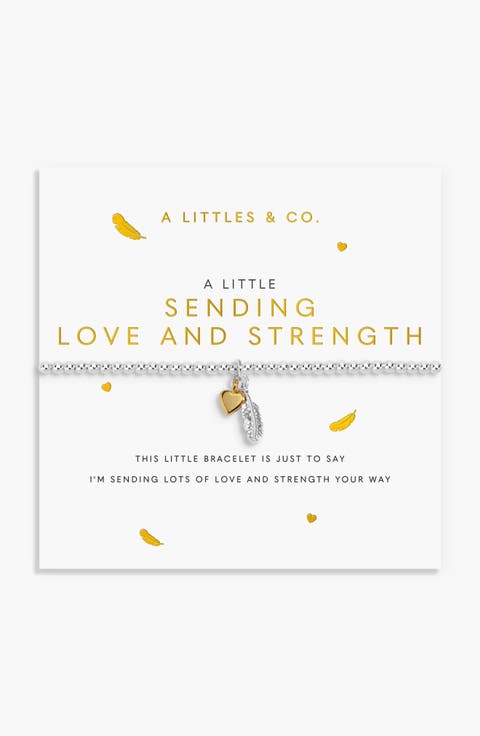Remembrance A Little 'Sending Love And Strength' Bracelet