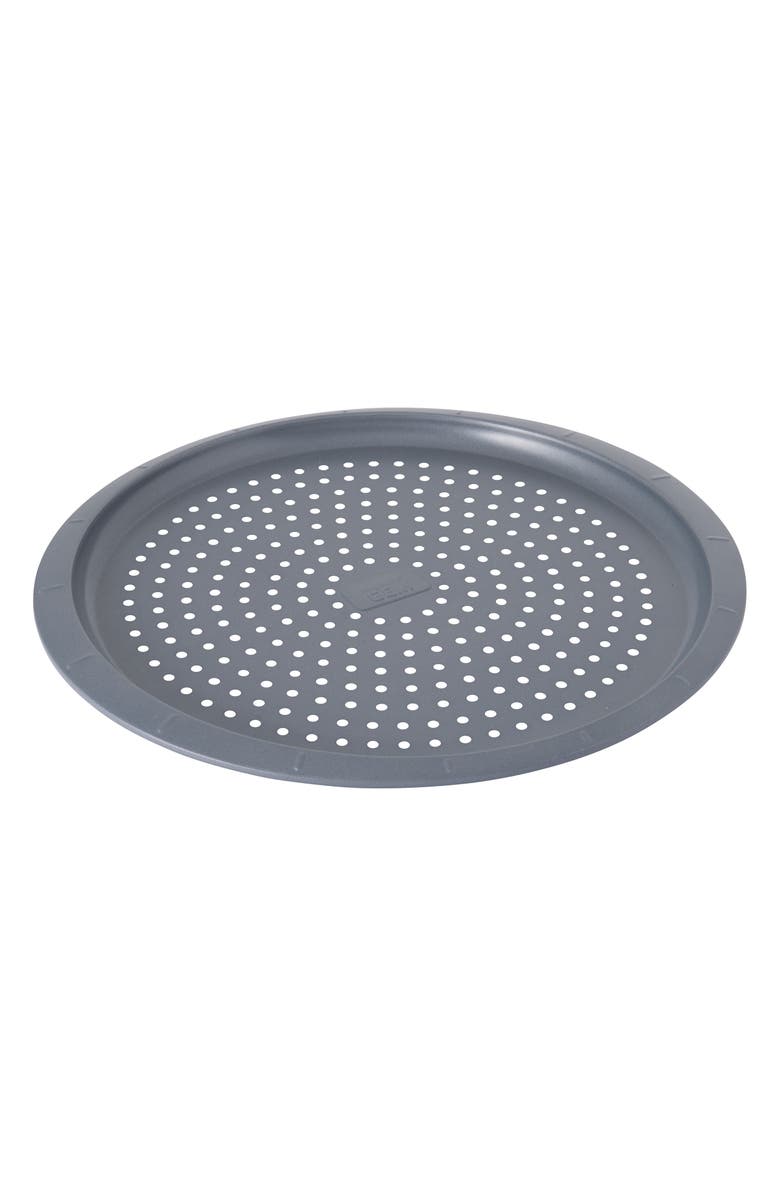 BergHOFF 2-Pack Gem Nonstick Perforated Pizza Pans, Alternate, color, Gray
