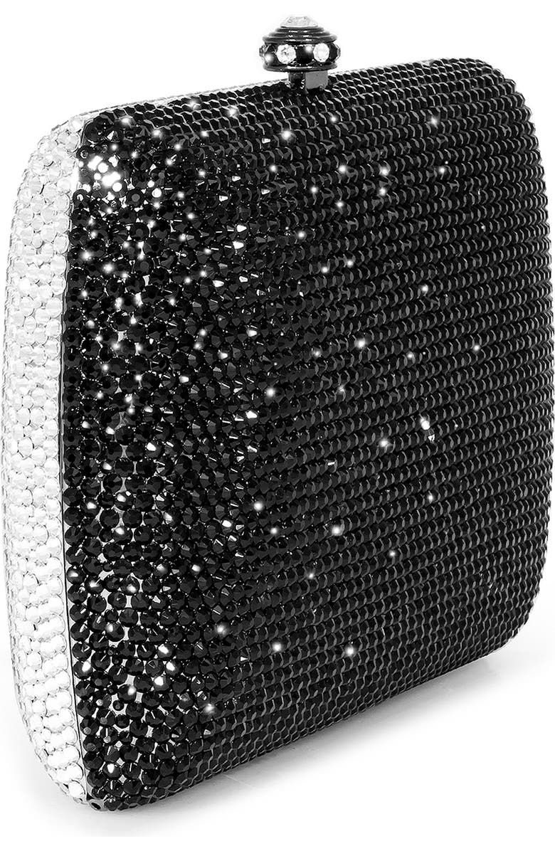 DOLLI Sage Two-Tone Crystal Clutch, Alternate, color,