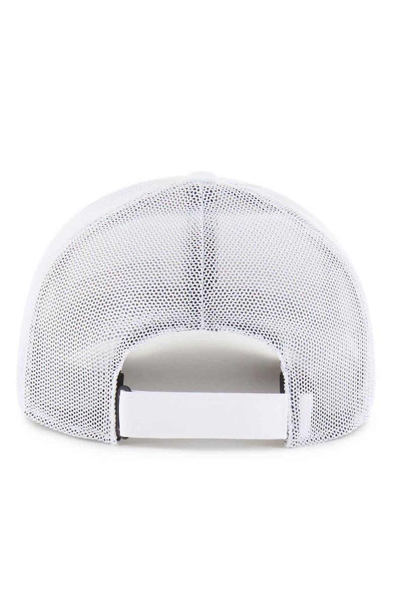 '47 Men's '47 White San Francisco 49ers Rangefinder Trucker Adjustable Hat, Alternate, color, White