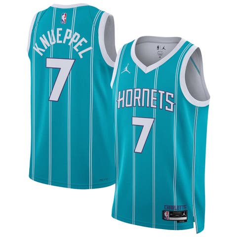 Unisex Nike Kon Knueppel Teal Charlotte Hornets Swingman Jersey - Icon Edition