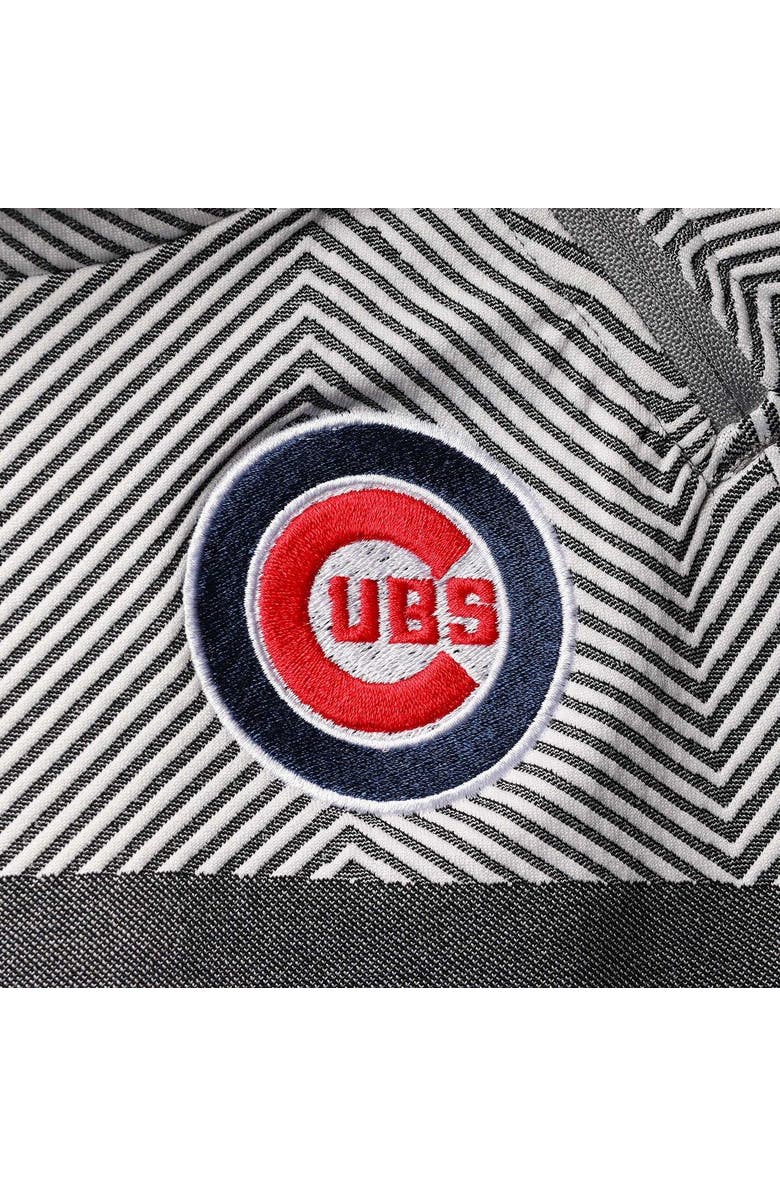LEVELWEAR Women's Levelwear Gray Chicago Cubs Verse Asymmetrical Raglan Tri-Blend Quarter-Zip Jacket, Alternate, color, Gray