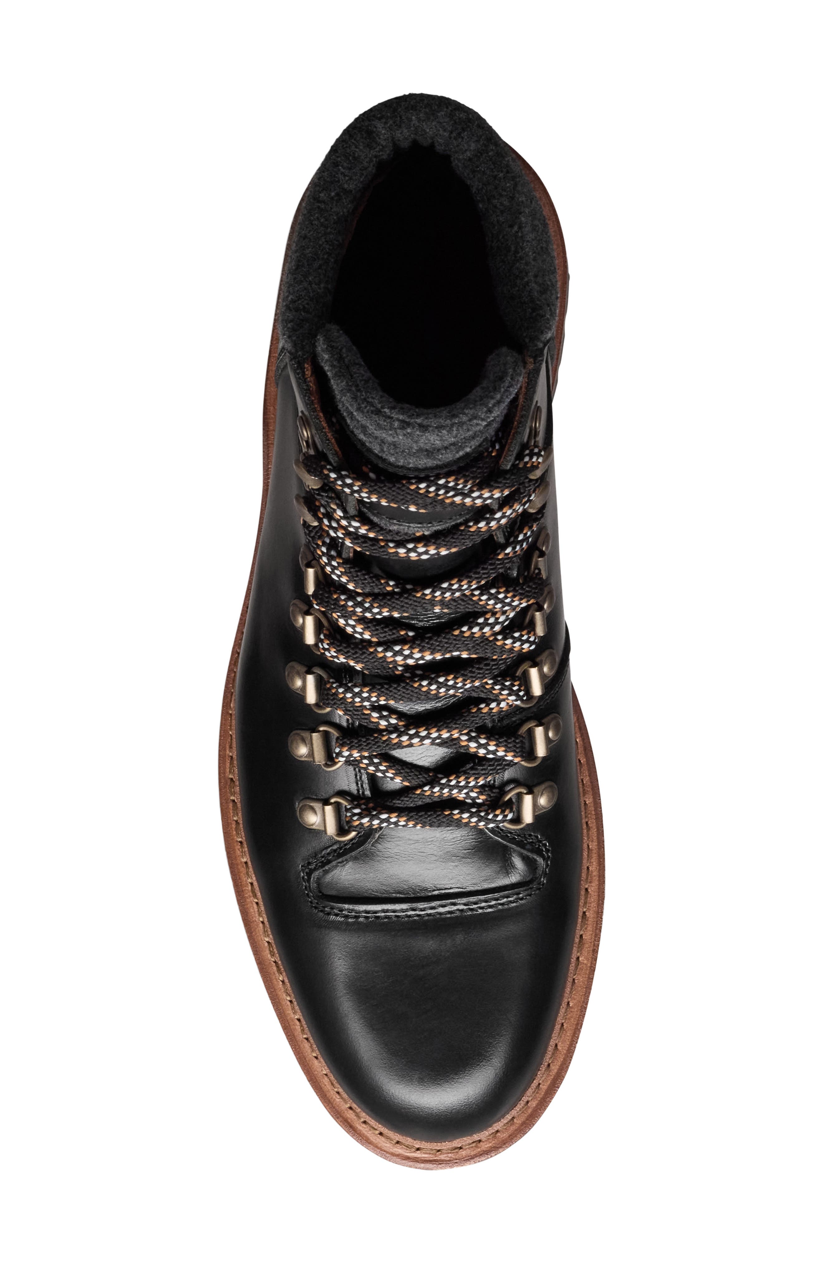 Whistler Waterproof Leather Boot, Alternate, color, BLACK