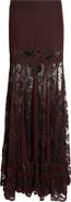 Zimmermann Valiant Panelled Silk & Lace Maxi Skirt