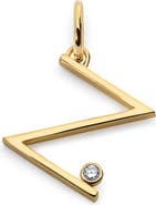 Monica Vinader Lab Grown Diamond Initial Pendant (Online Trunk Show)