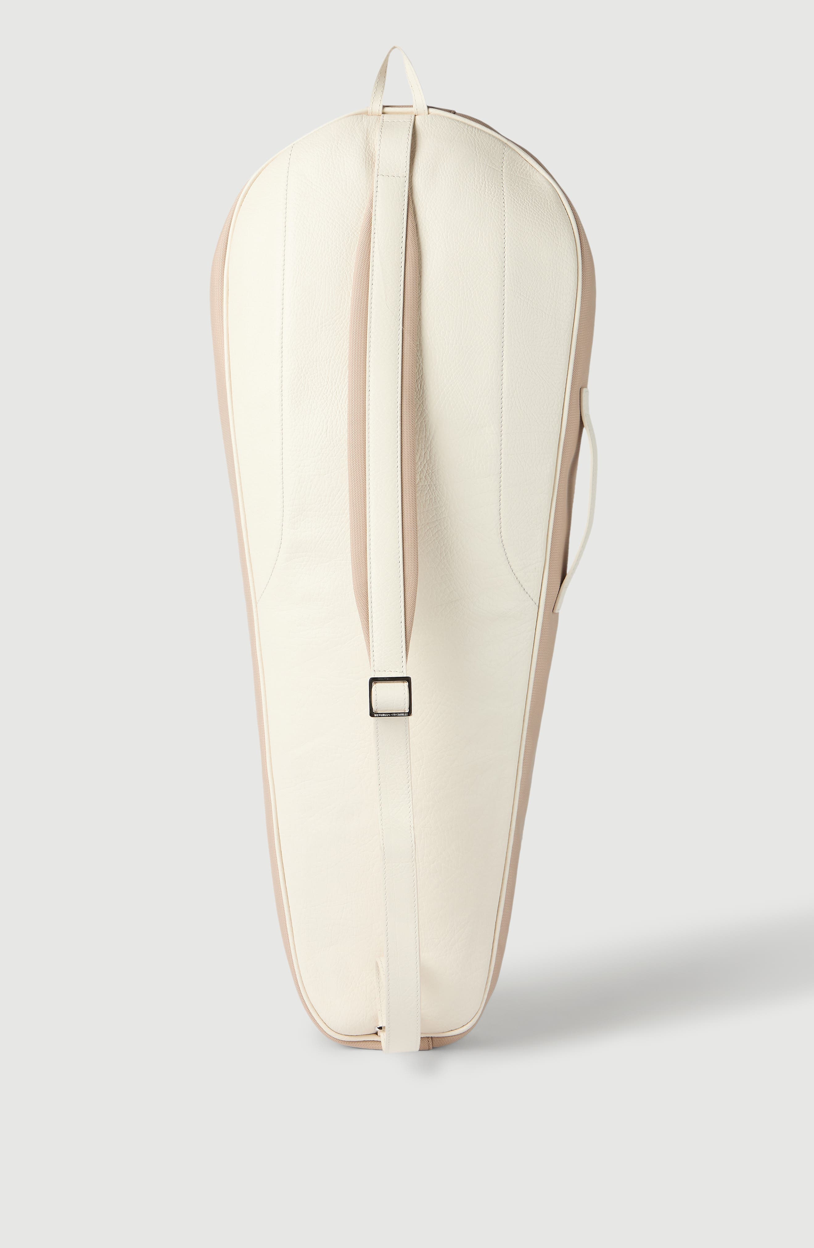 Brunello Cucinelli Tennis racket holder, Alternate, color, Chalk