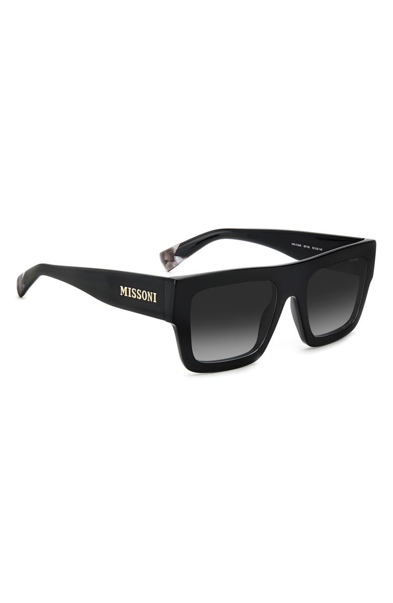 Missoni 53mm Rectangular Sunglasses, Alternate, color, 