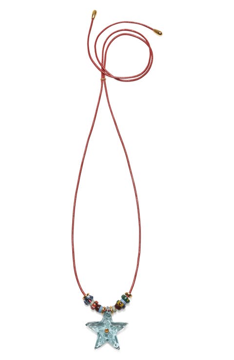 Mare Starfish Beaded Cord Necklace