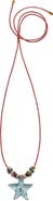 Lizzie Fortunato Mare Starfish Beaded Cord Necklace