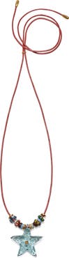 Lizzie Fortunato Mare Starfish Beaded Cord Necklace
