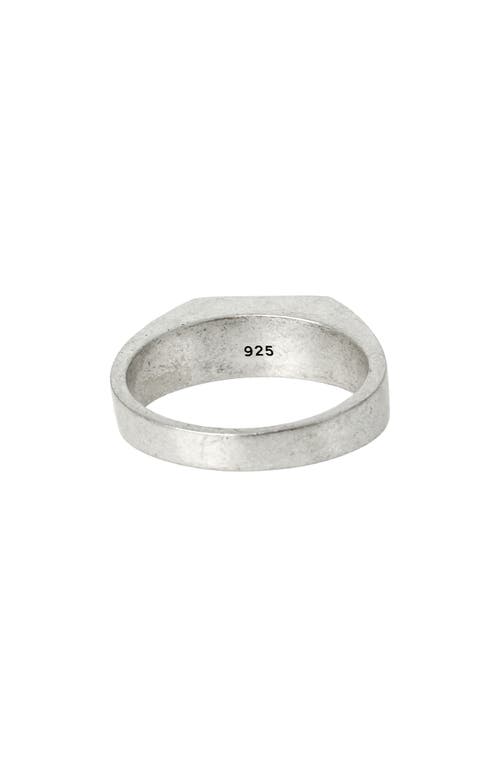 Allsaints Rectangle Flat Signet Ring