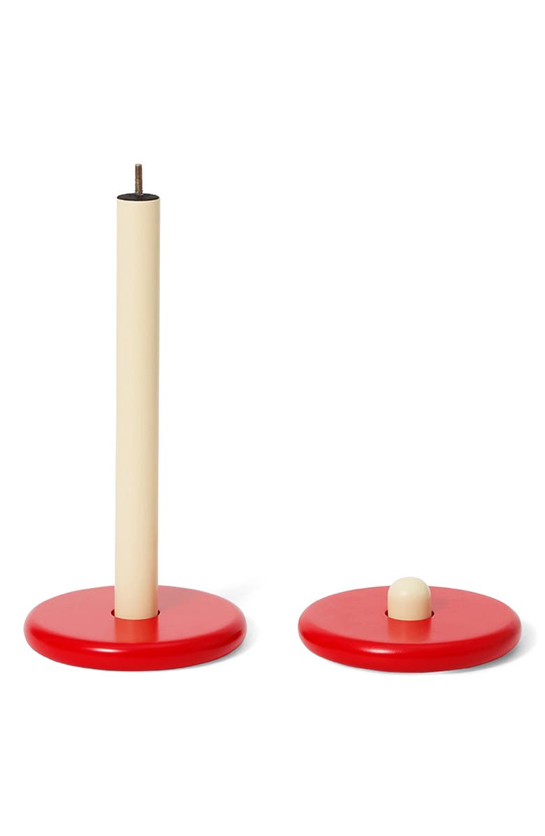 Areaware Spool Paper Towel Holder, Alternate, color, Red