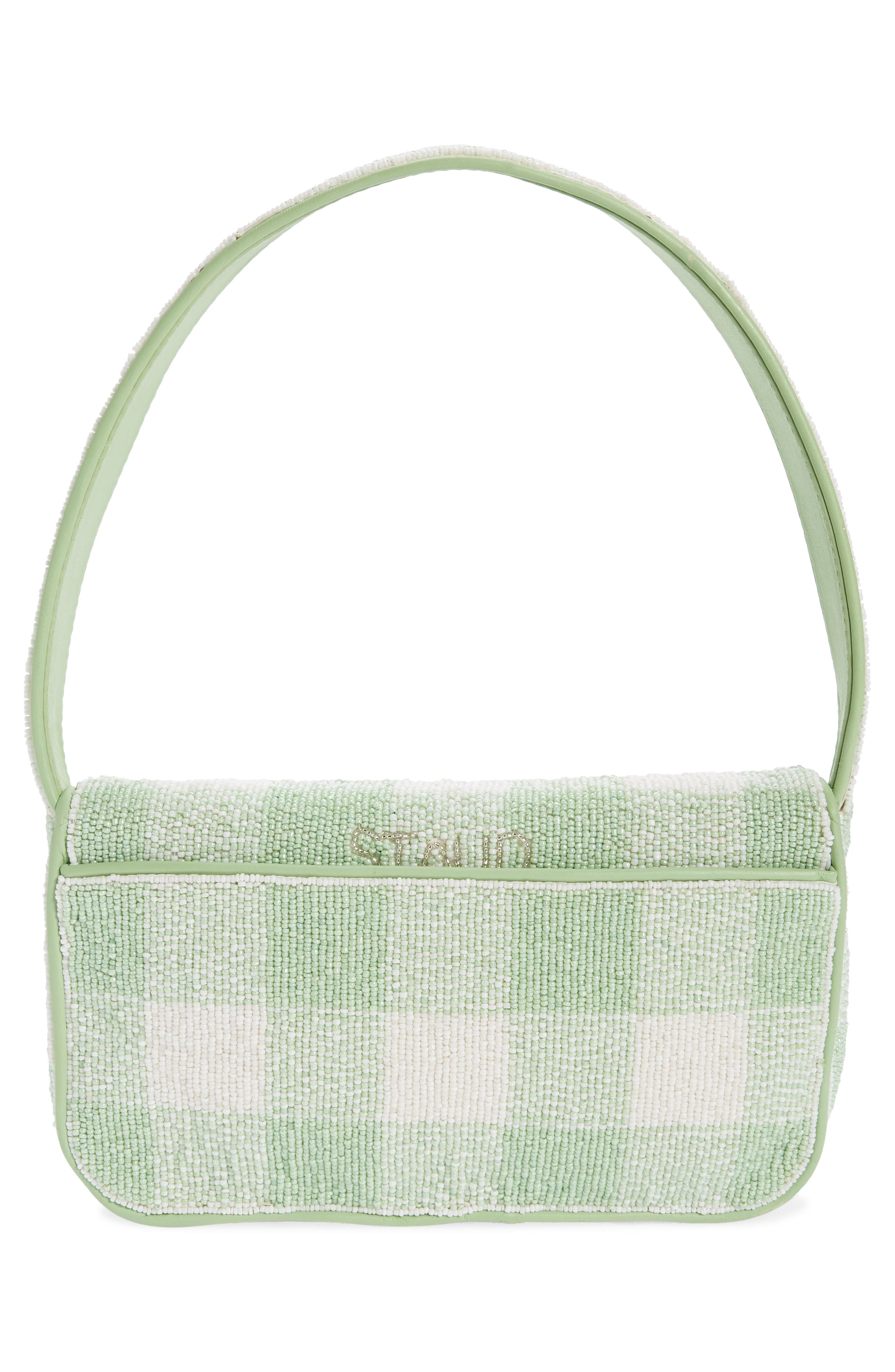 Женские сумки STAUD Tommy Beaded Shoulder Bag — фото 3