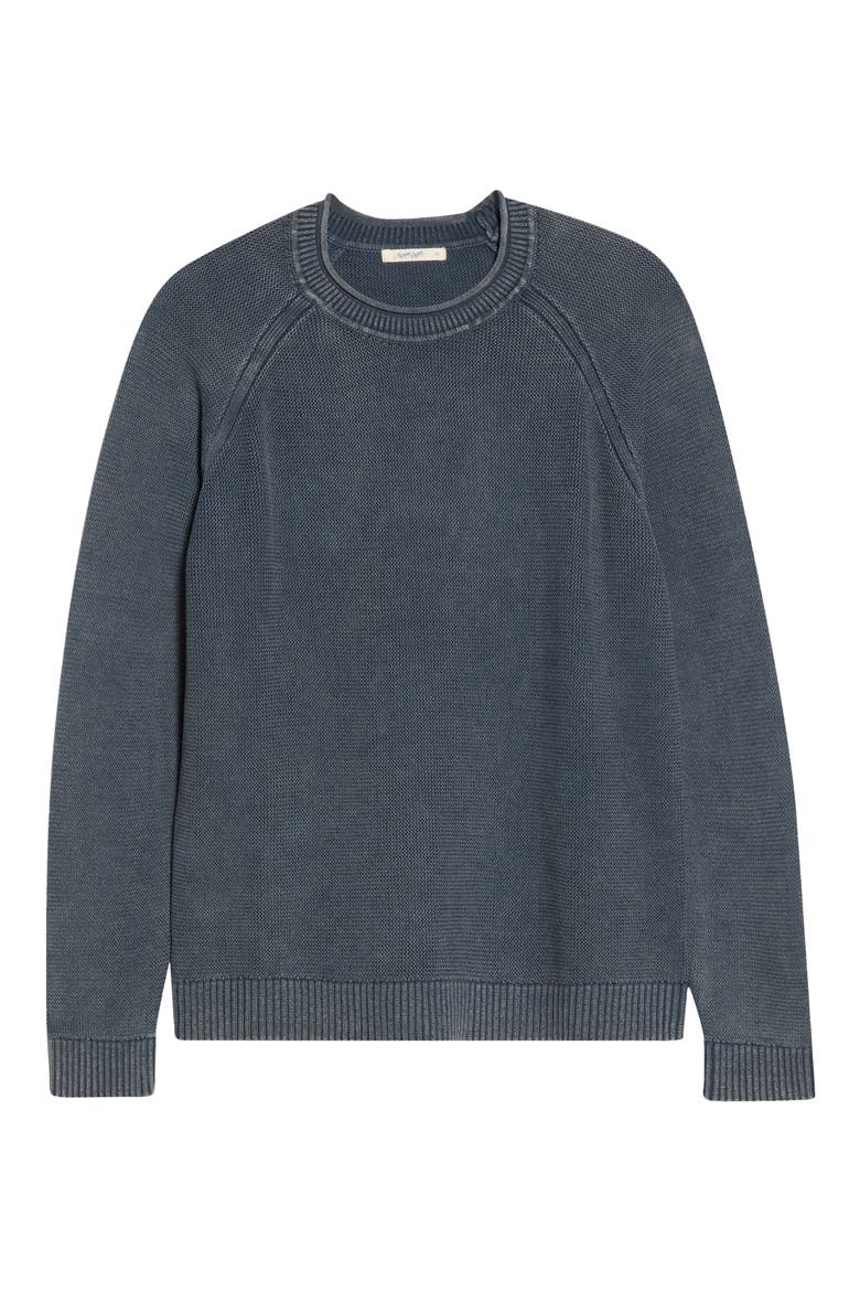 Garment Dyed Roll Neck Sweater, Main, color, MOOD INDIGO