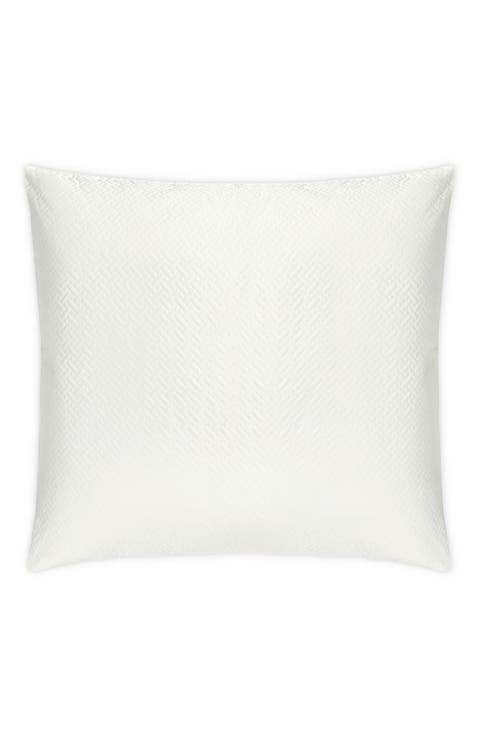 Basket Weave Cotton Sateen Euro Sham
