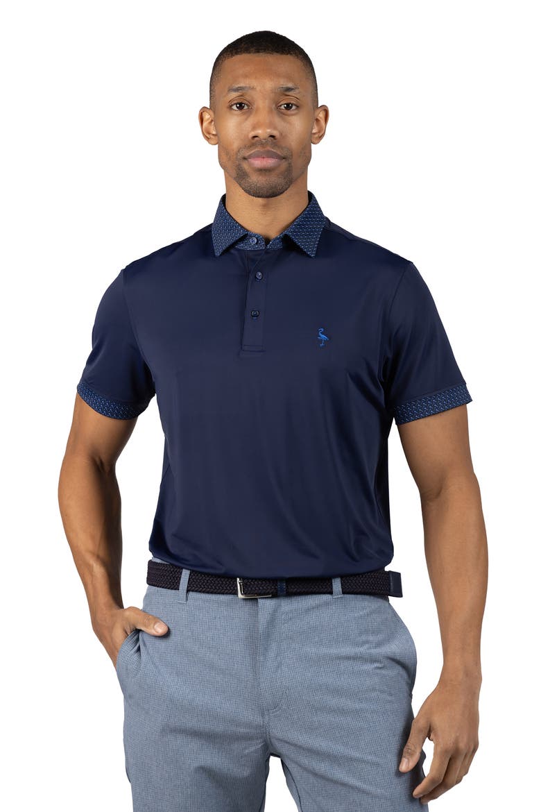 Micro Perforated Performance Polo, Alternate, color, NAVY