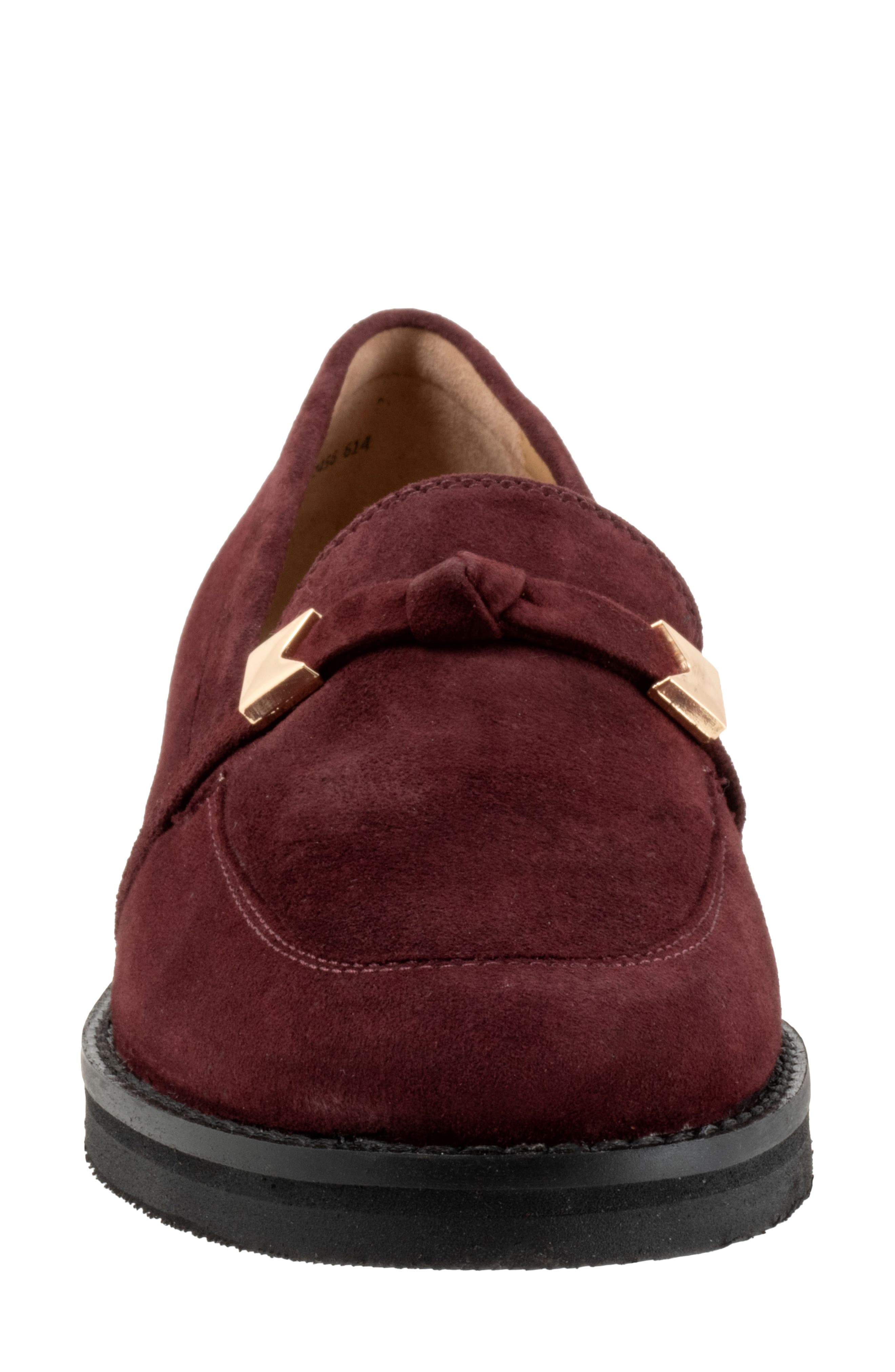Femi Loafer, Alternate, color, OXBLOOD SUEDE