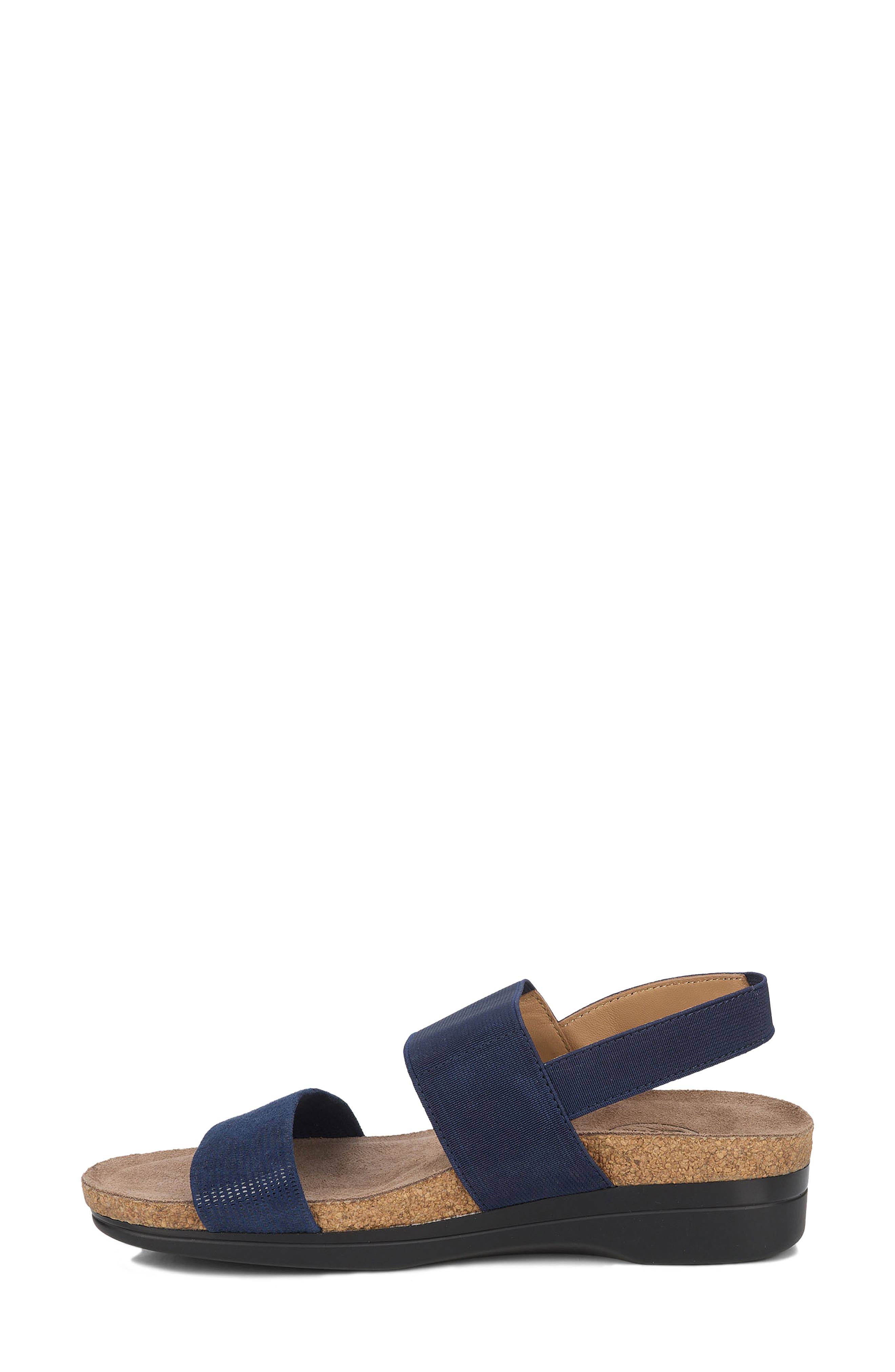 Maeve Slingback Sandal, Alternate, color, NAVY COMBO