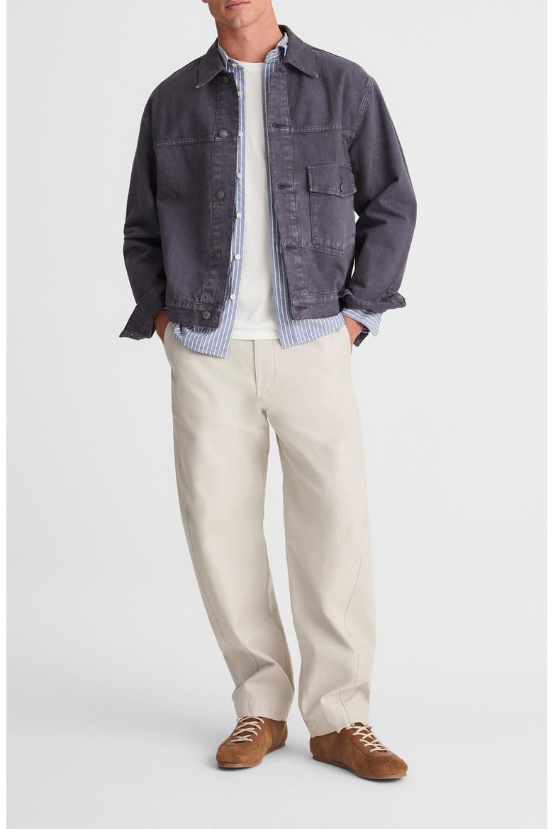 Garment Dye Denim Jacket, Alternate, color, INDUSTRIAL BLUE