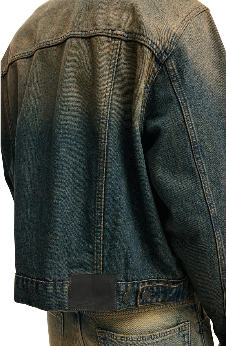 Cotton On Men's Denim Trucker Jacket, Alternate, color, Y2k Washed Blue