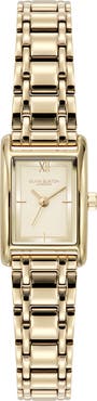 Olivia Burton Mini Grove Rectangular Bracelet Watch, 16mm