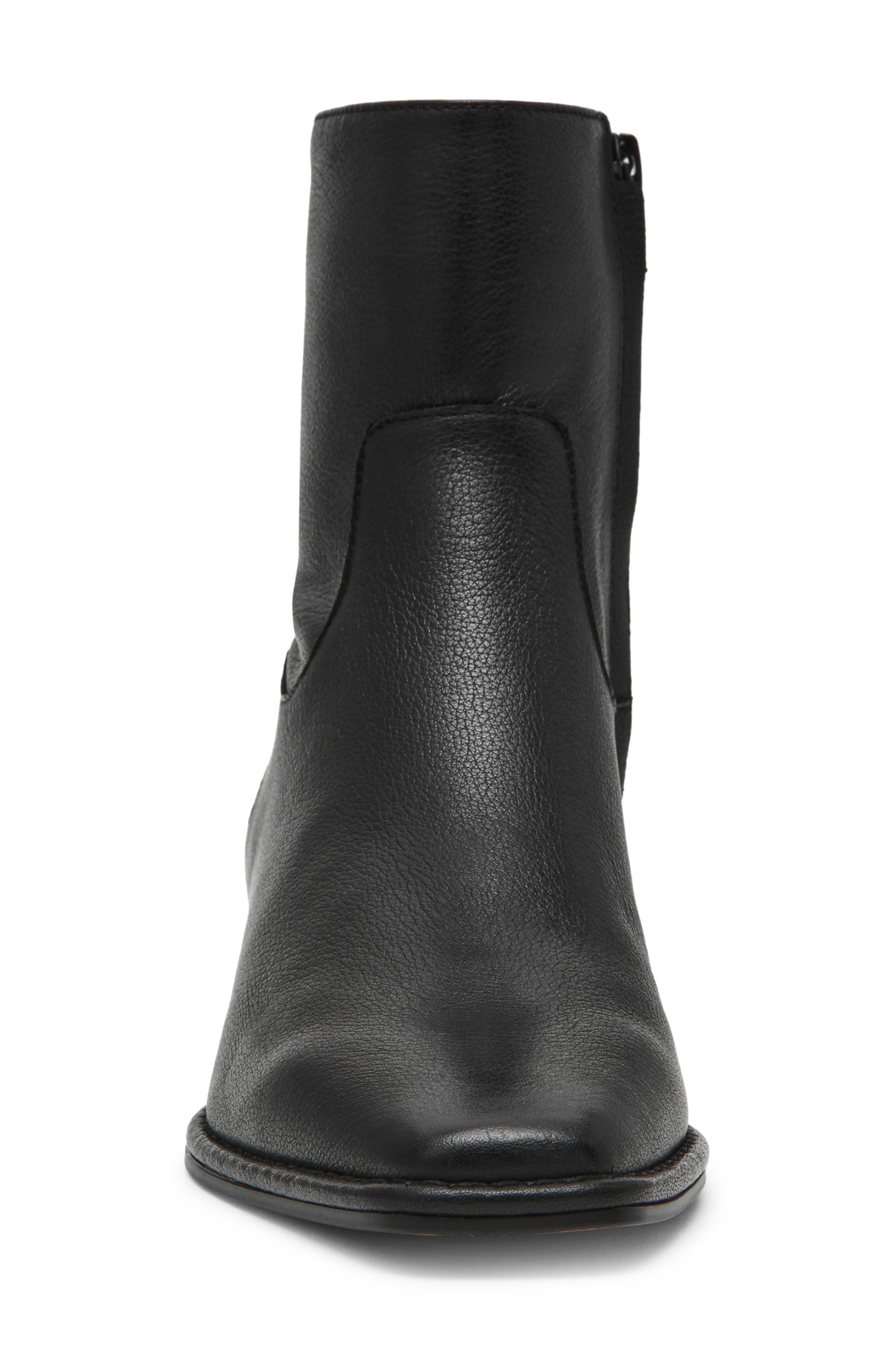Define Block Heel Bootie, Alternate, color, BLACK LEATHER