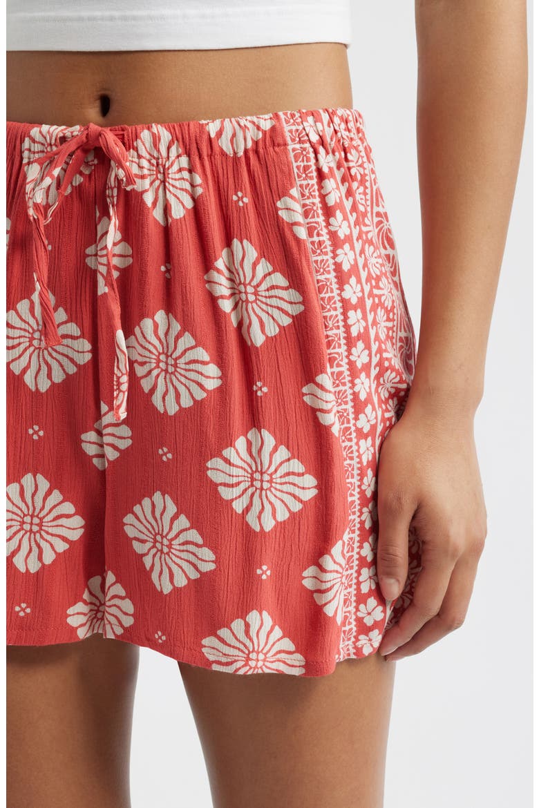 Ventura Drawstring Shorts, Alternate, color, RED