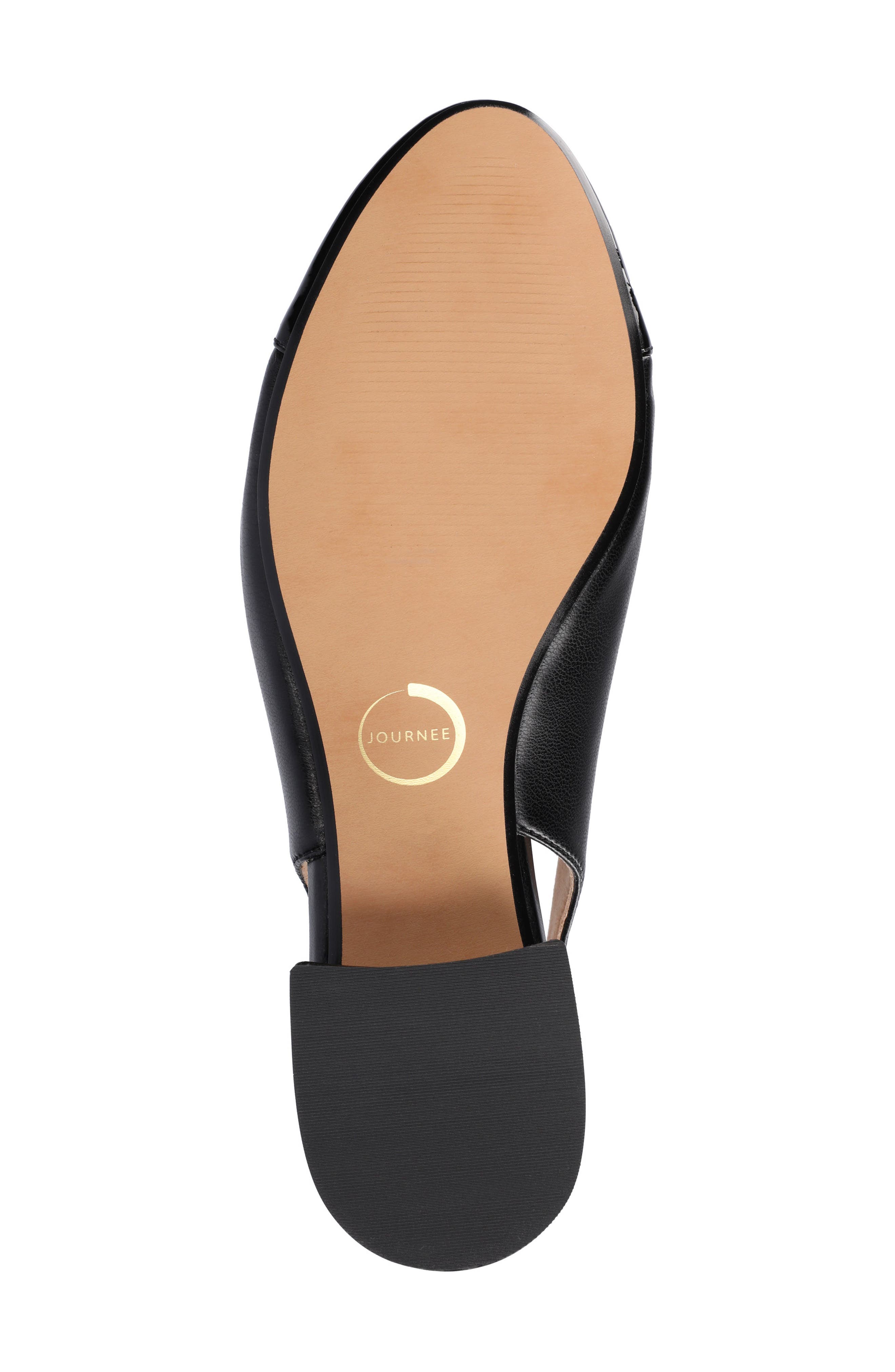 Journee Collection Sammie Slingback Pump, Alternate, color, Black