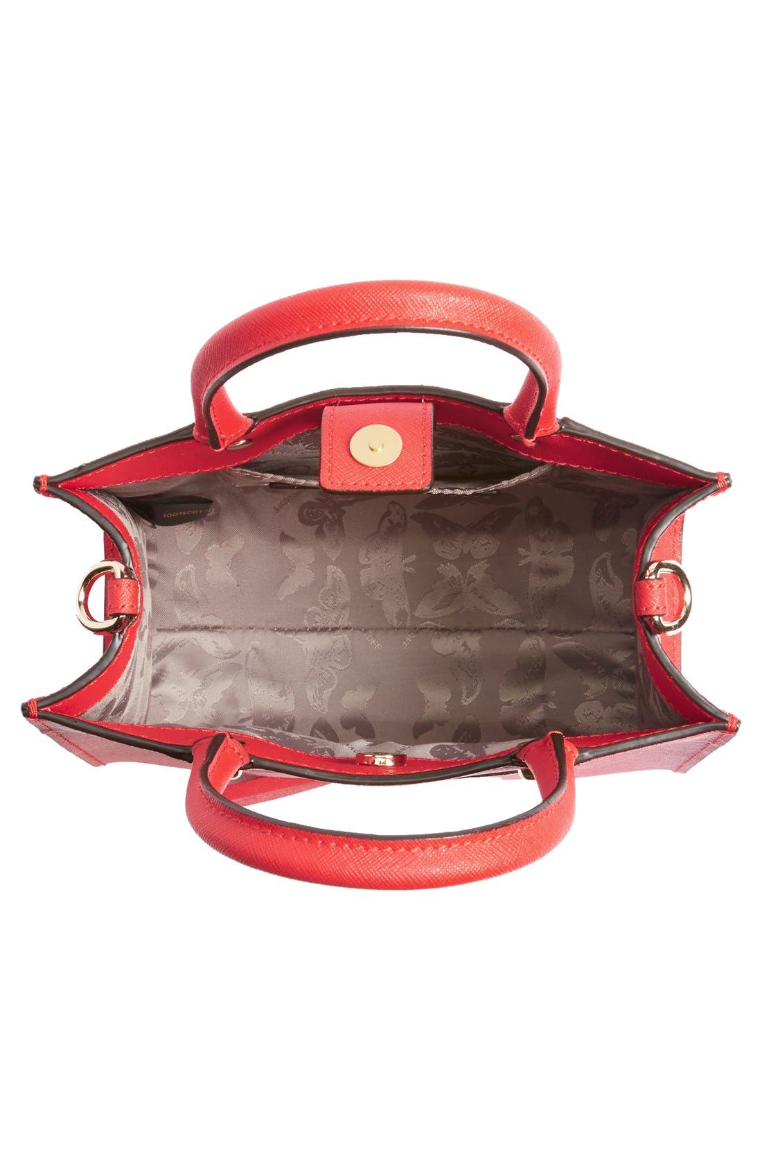 'Mini MAB Tote' Crossbody Bag, Alternate, color, CHERRY/ LIGHT GOLD HRDWR