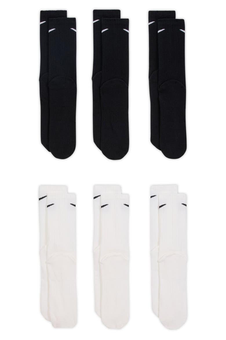 Everyday Crush Crew Socks - Pack of 6, Alternate, color, 900 MLTCLR