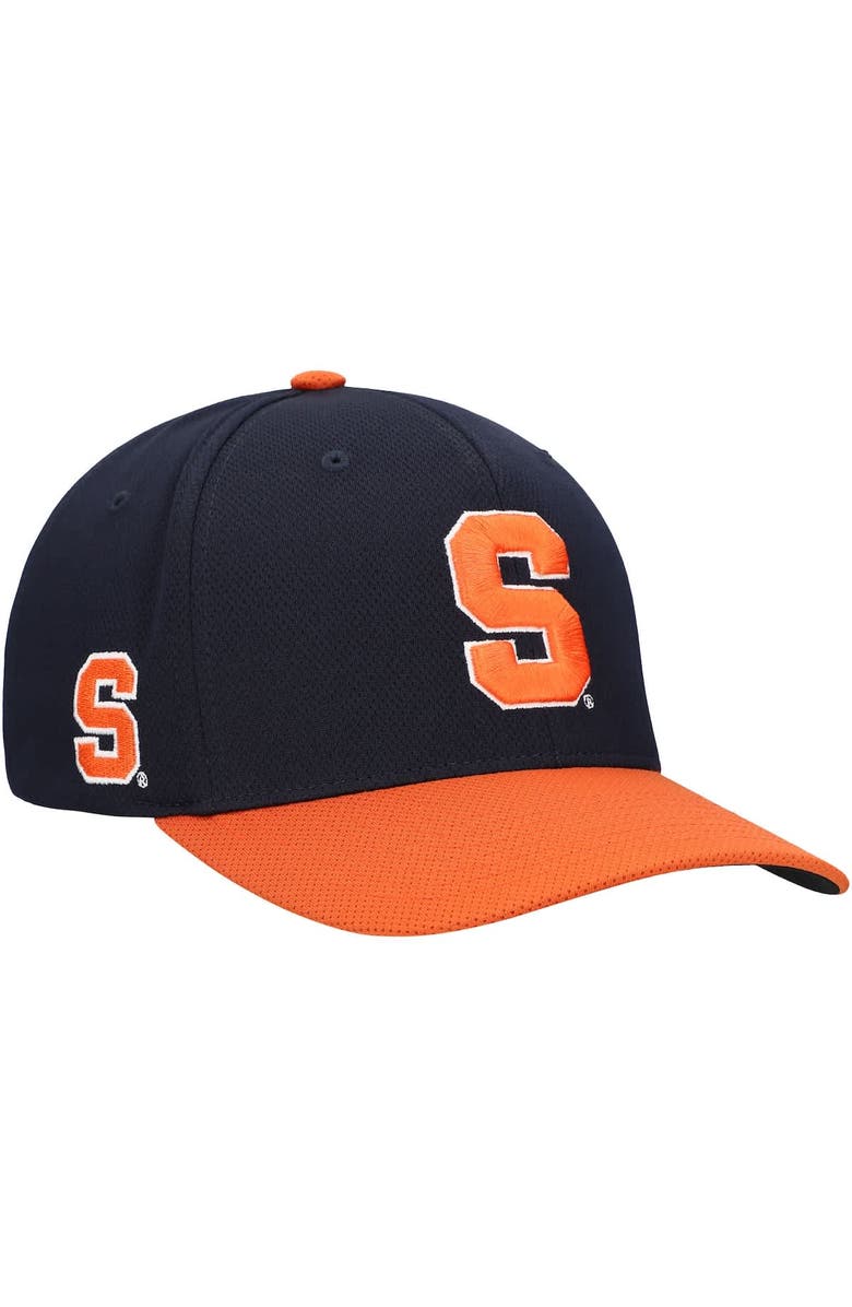 TOP OF THE WORLD Men's Top of the World Navy Syracuse Orange Reflex Two-Tone Flex Hat, Alternate, color, Navy