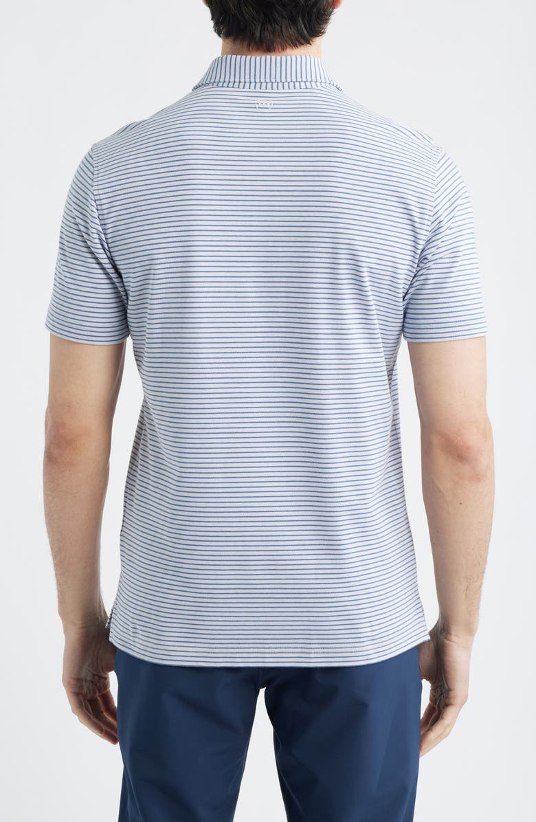 Peter Millar Crown Crafted Albatross Pima Cotton Blend Polo, Alternate, color, Gale Grey