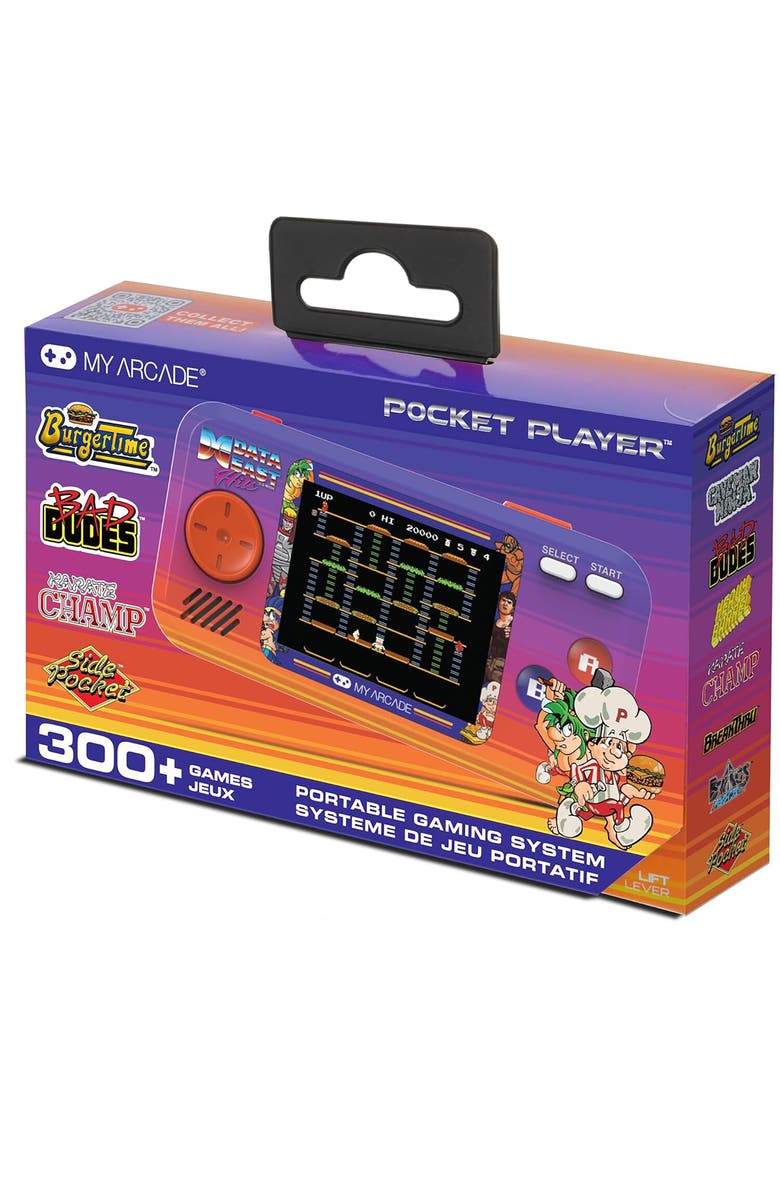 My Arcade Dgunl-4127 Data East Pocket Player, Main, color, Multicolor