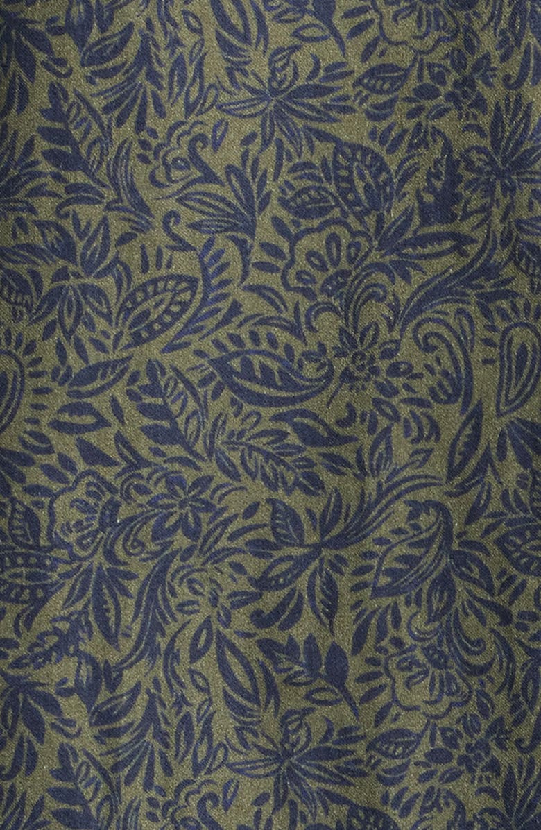 Johnston & Murphy Foliage Print Button-Up Shirt, Alternate, color, 