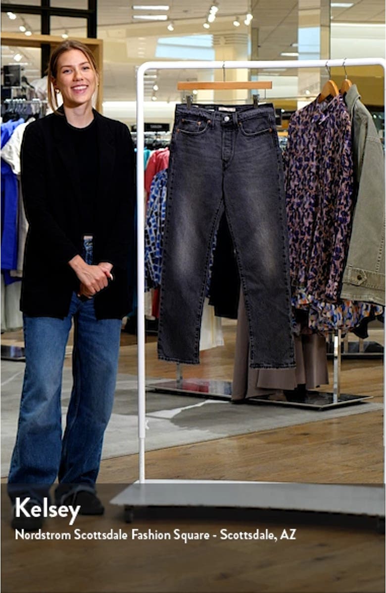 Wedgie High Waist Ankle Straight Leg Jeans, sales video thumbnail