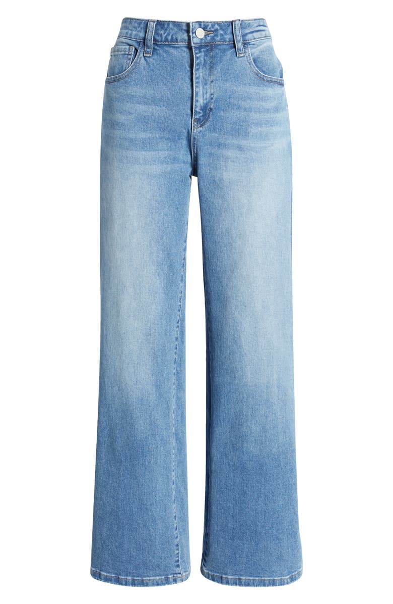 Wash Lab Denim Relaxed Straight Leg Jeans, Alternate, color, Relax Blue