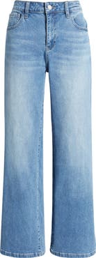 Wash Lab Denim Relaxed Straight Leg Jeans
