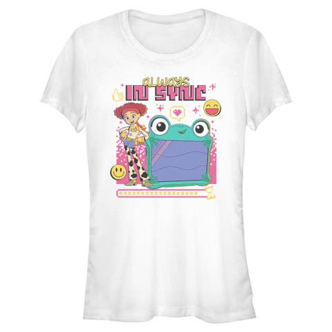 Junior's Toy Story 5 Always In Sync Lily And Jessie  Graphic T-Shirt