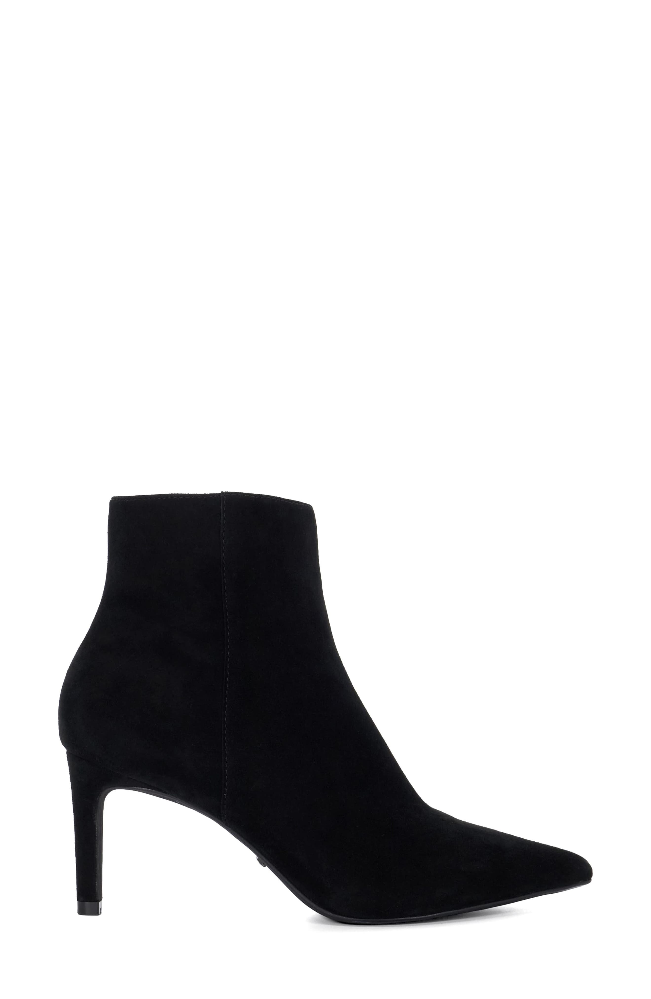 Dune London Obsessively Pointed Toe Bootie, Alternate, color, Black