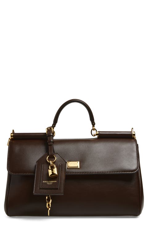 My Sicily East/West Plongé Leather Top Handle Bag