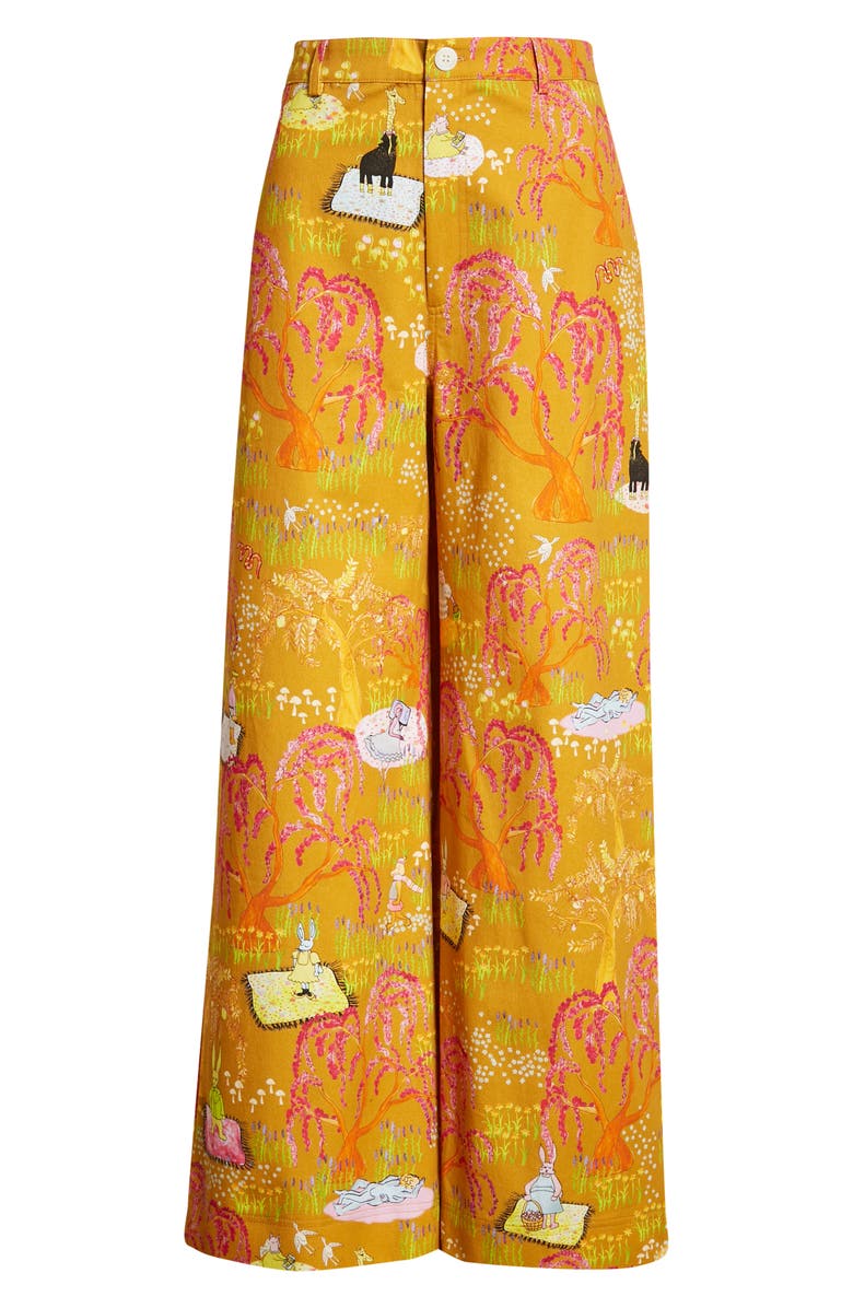 Dauphinette Denim de Dauphinette High Waist Wide Flare Jeans, Alternate, color, 