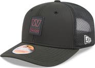 New Era Men's New Era Black Washington Commanders 2025 Sideline  9SEVENTY Trucker Adjustable Hat