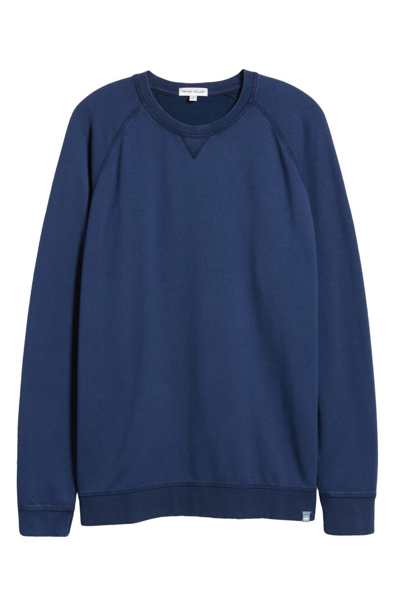 Peter Millar Lava Wash Crewneck Sweatshirt, Alternate, color,